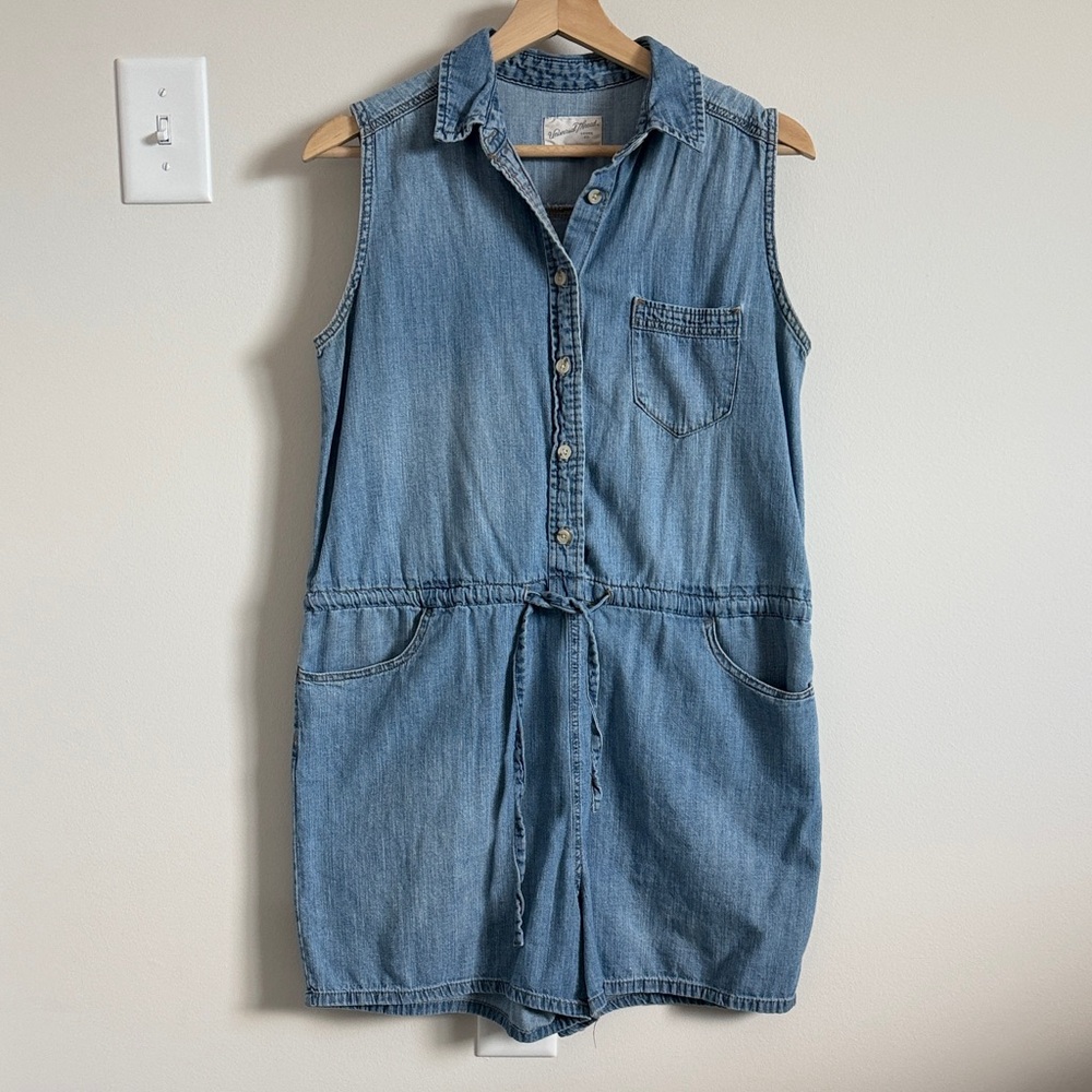 Universal Thread Short Chambray Romper